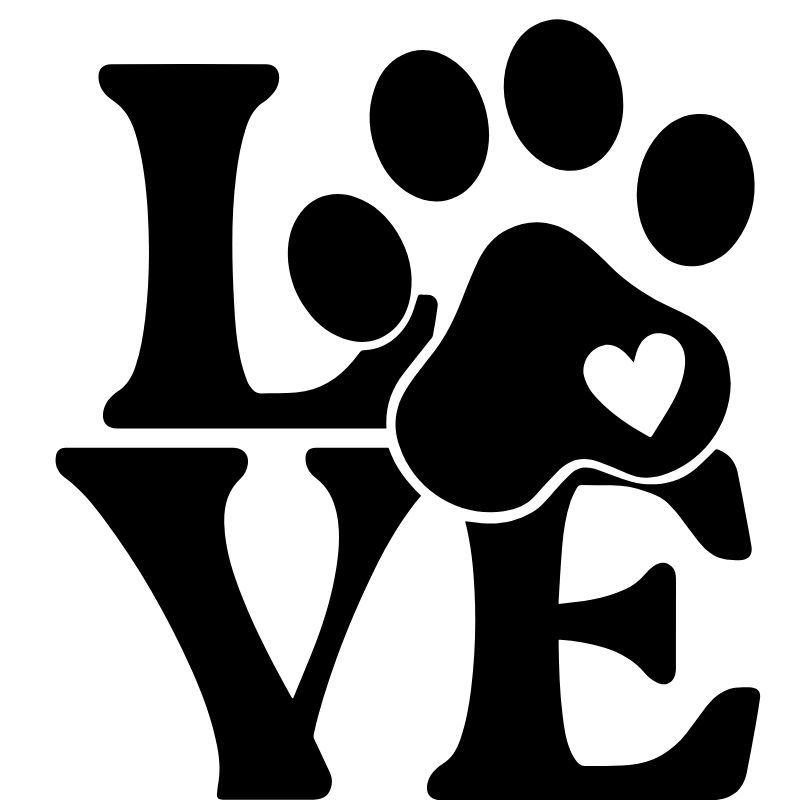 Forma decorativa de huella